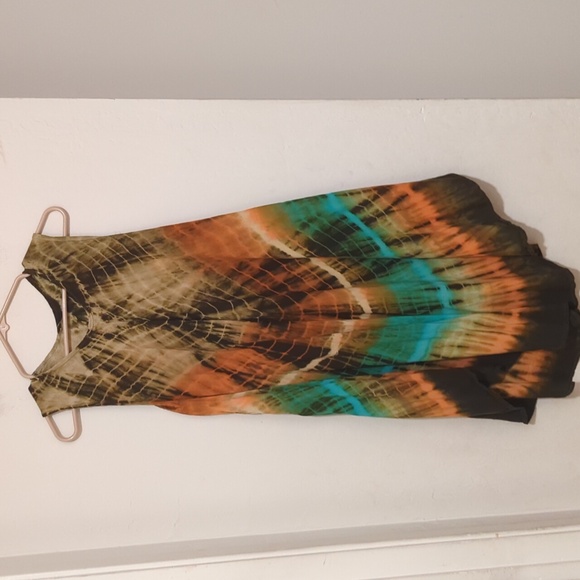 Tie dye rainbow dress size small - Picture 1 of 8